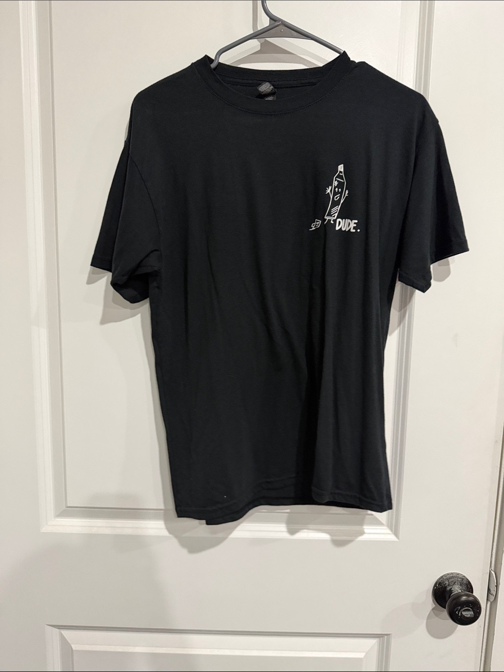 Black Graphic Crewneck T-Shirt